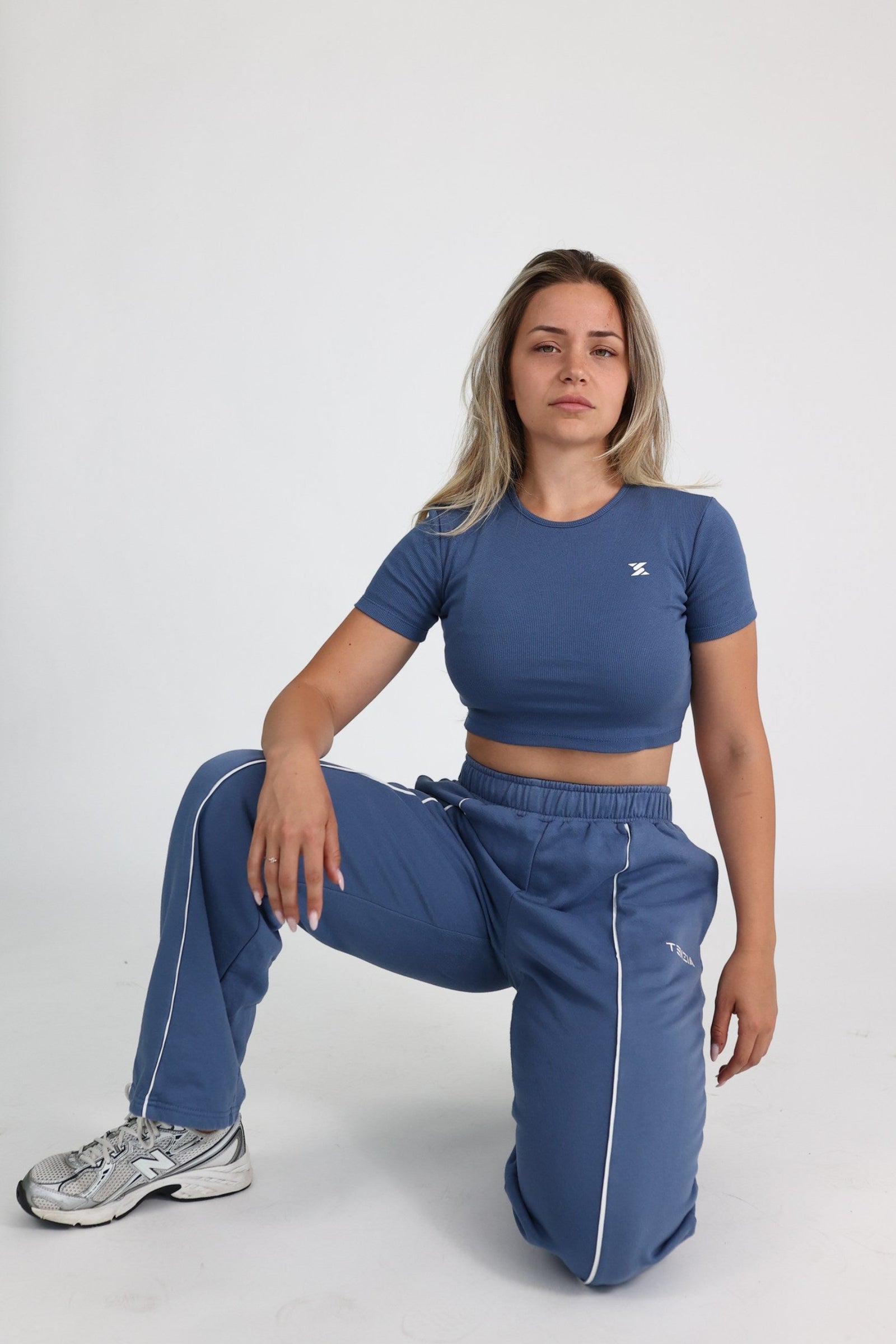 Majica Crop Top Monlight Blue