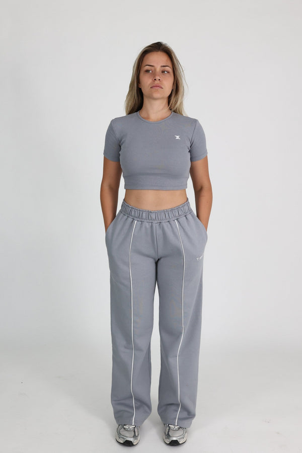 Majica Crop Top Cloud Grey
