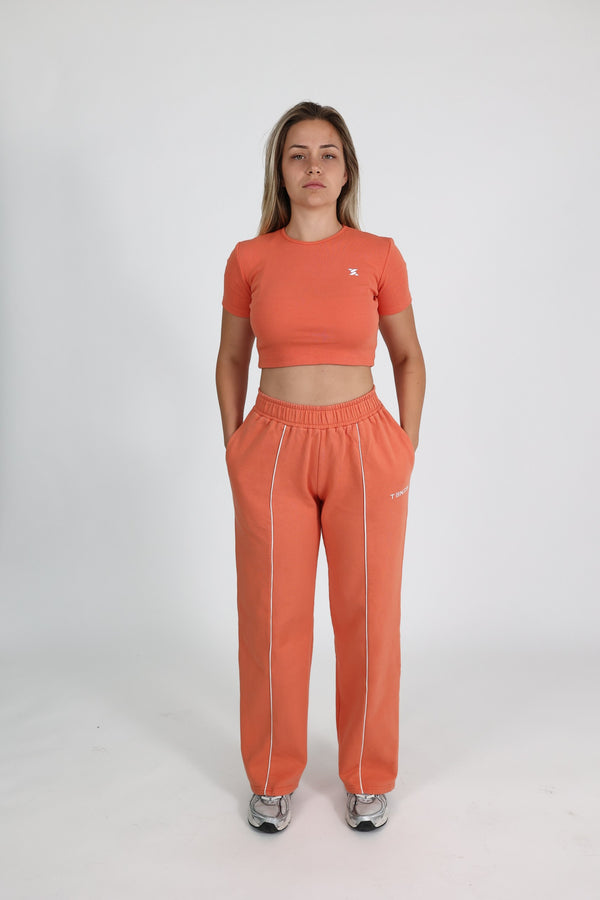 Majica Crop Top Flame Peach