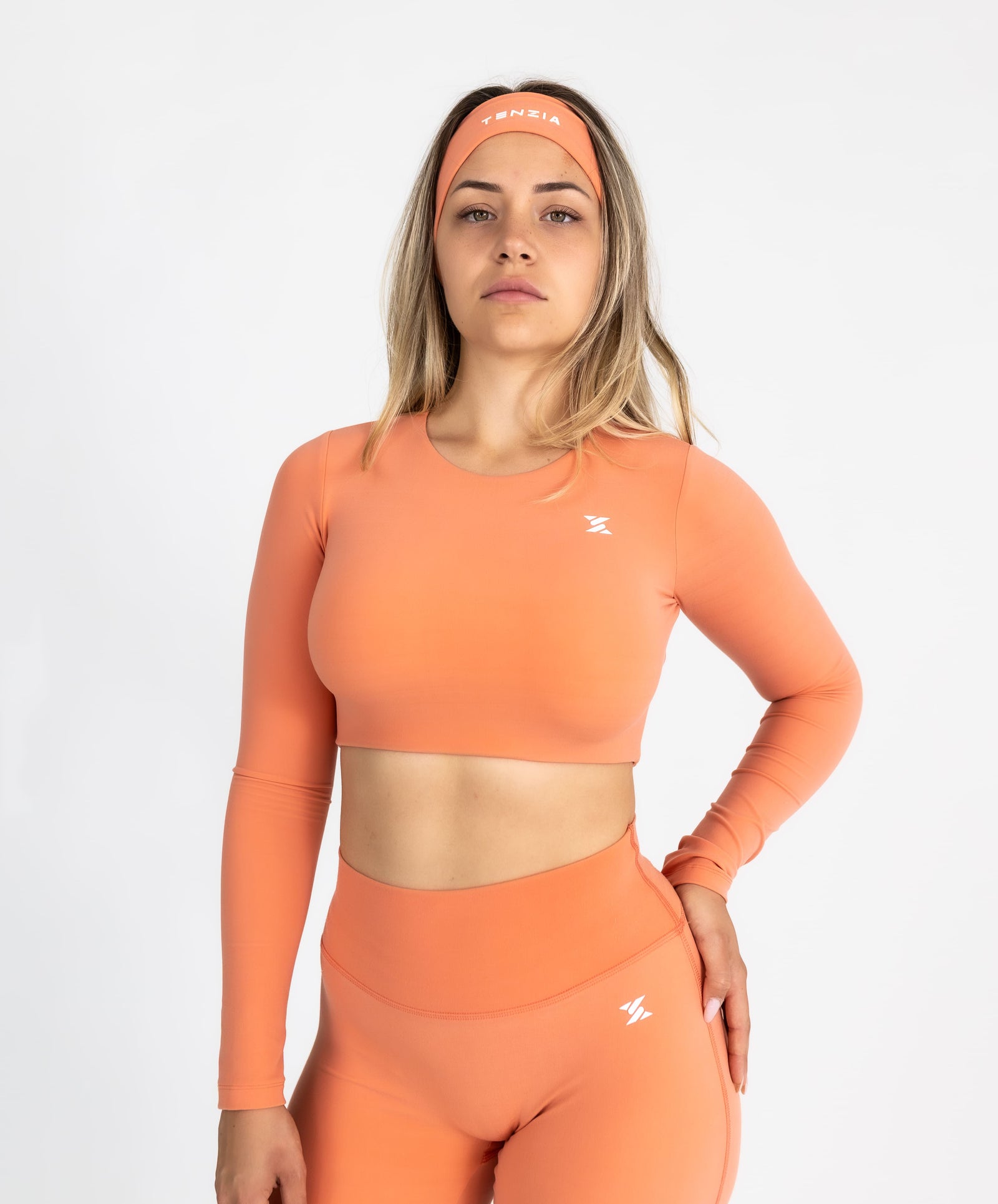 Top Dug Rukav Retro Flow Flame Peach