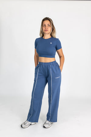 Majica Crop Top Monlight Blue