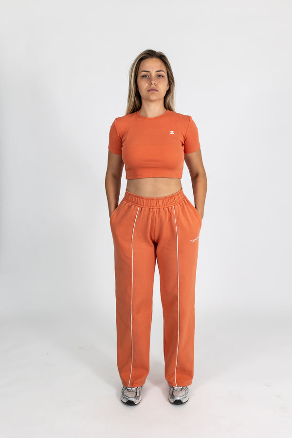 Majica Crop Top Flame Peach