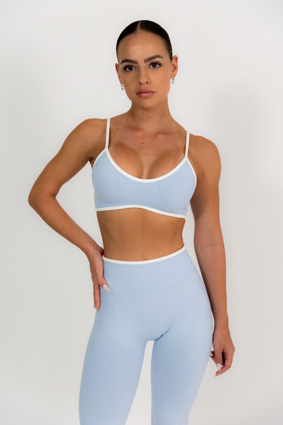 Body Fit Baby Blue Top